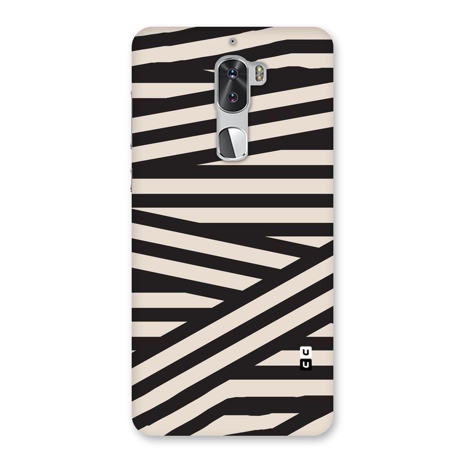 Monochrome Lines Back Case for Coolpad Cool 1