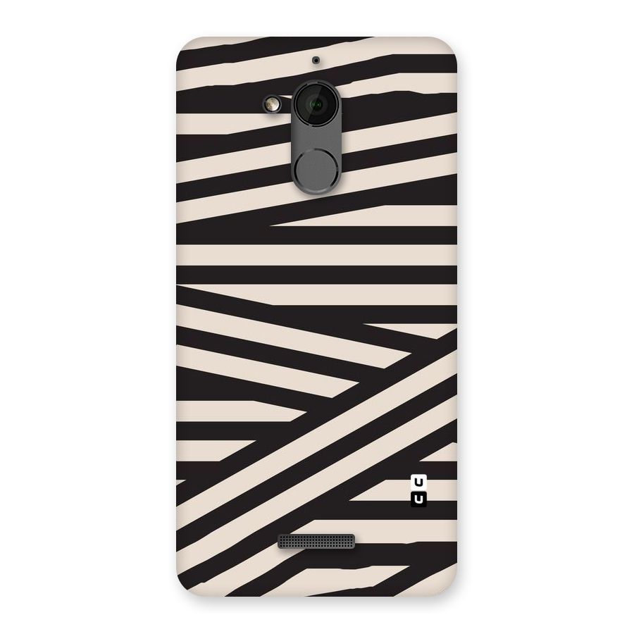 Monochrome Lines Back Case for Coolpad Note 5