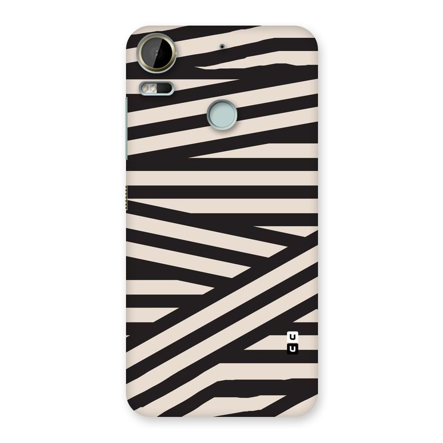 Monochrome Lines Back Case for Desire 10 Pro