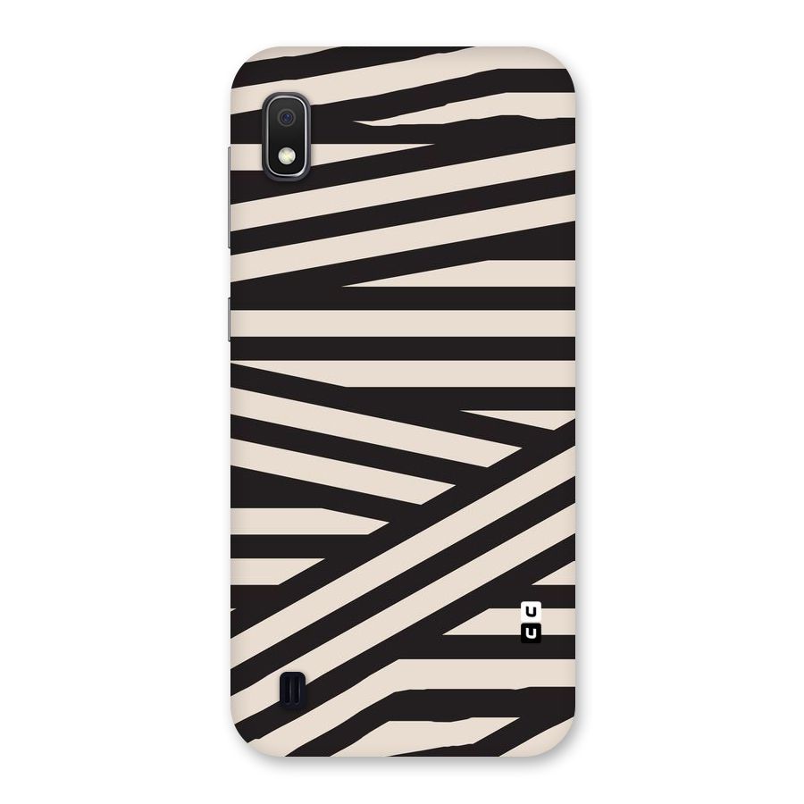 Monochrome Lines Back Case for Galaxy A10