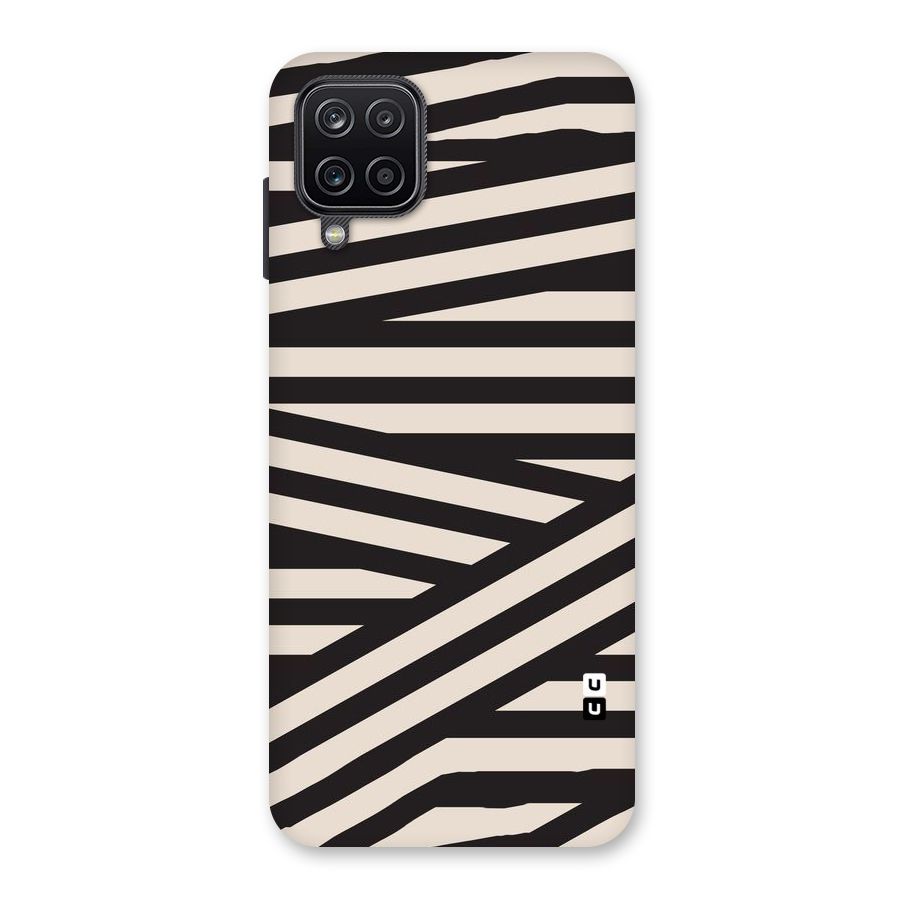 Monochrome Lines Back Case for Galaxy A12