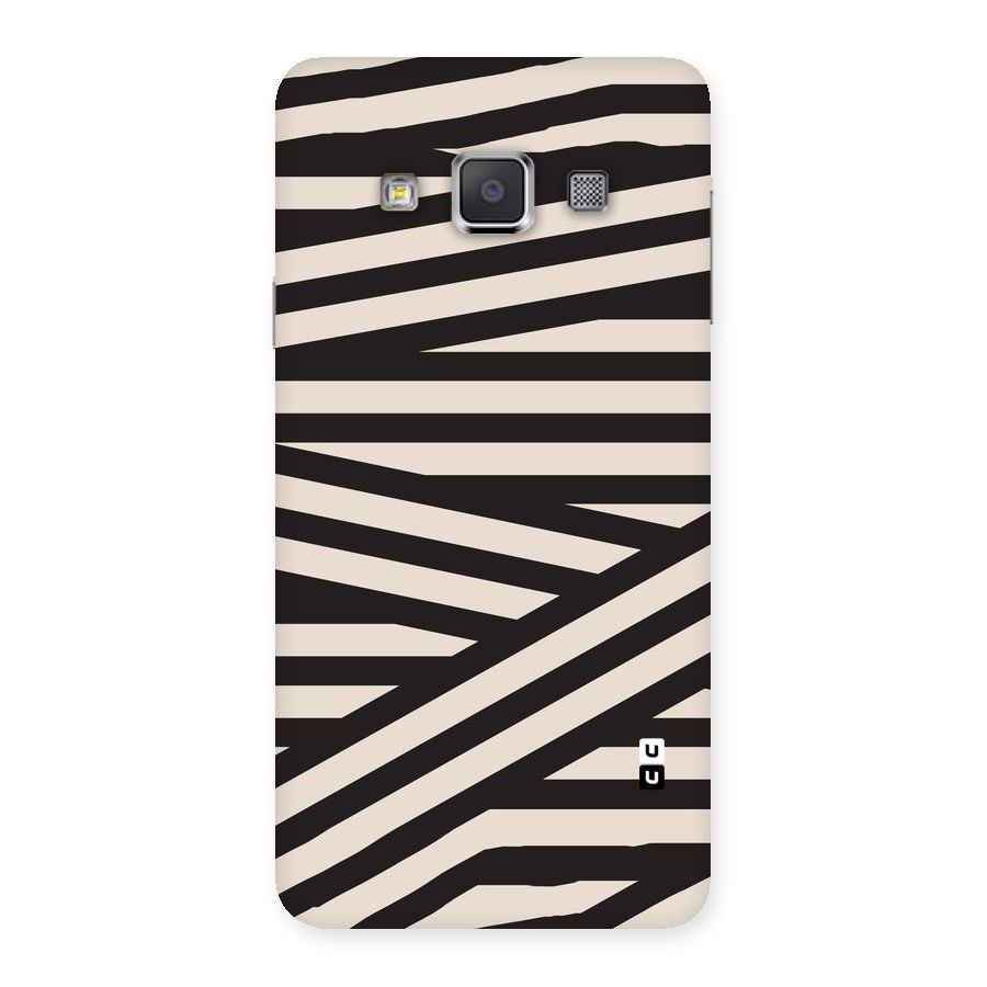 Monochrome Lines Back Case for Galaxy A3
