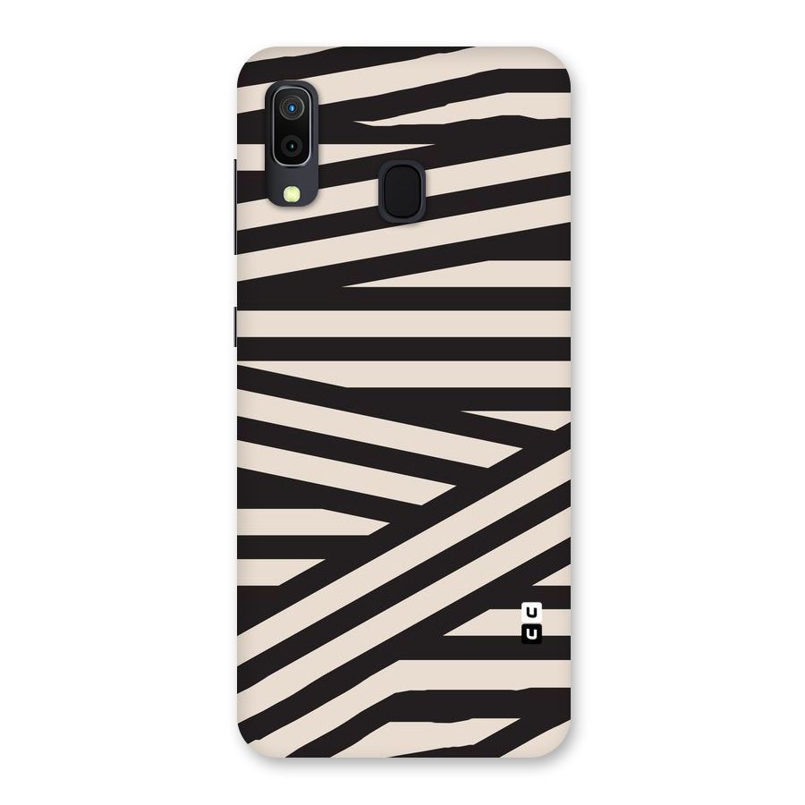 Monochrome Lines Back Case for Galaxy A30