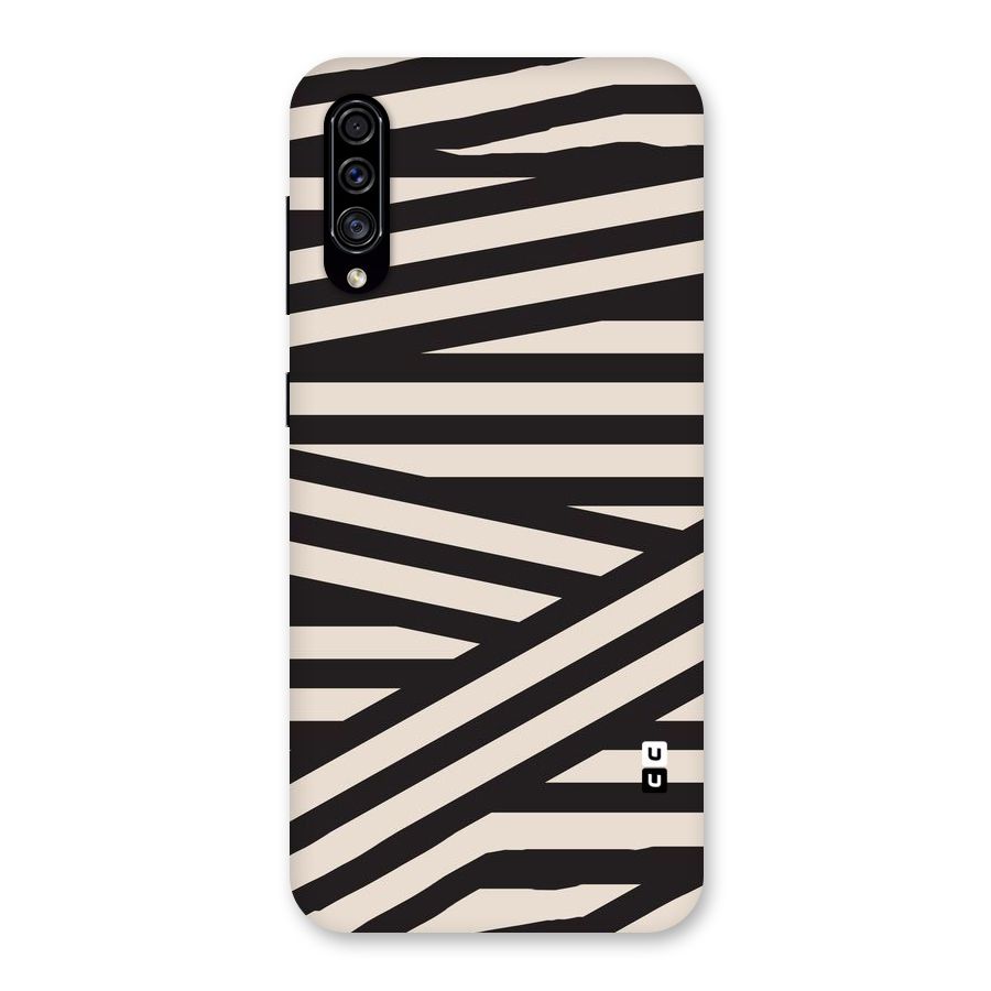 Monochrome Lines Back Case for Galaxy A30s