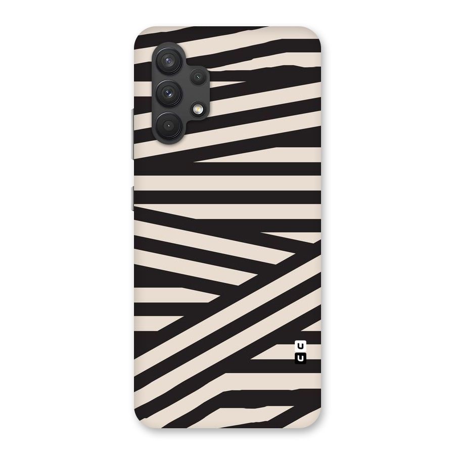 Monochrome Lines Back Case for Galaxy A32
