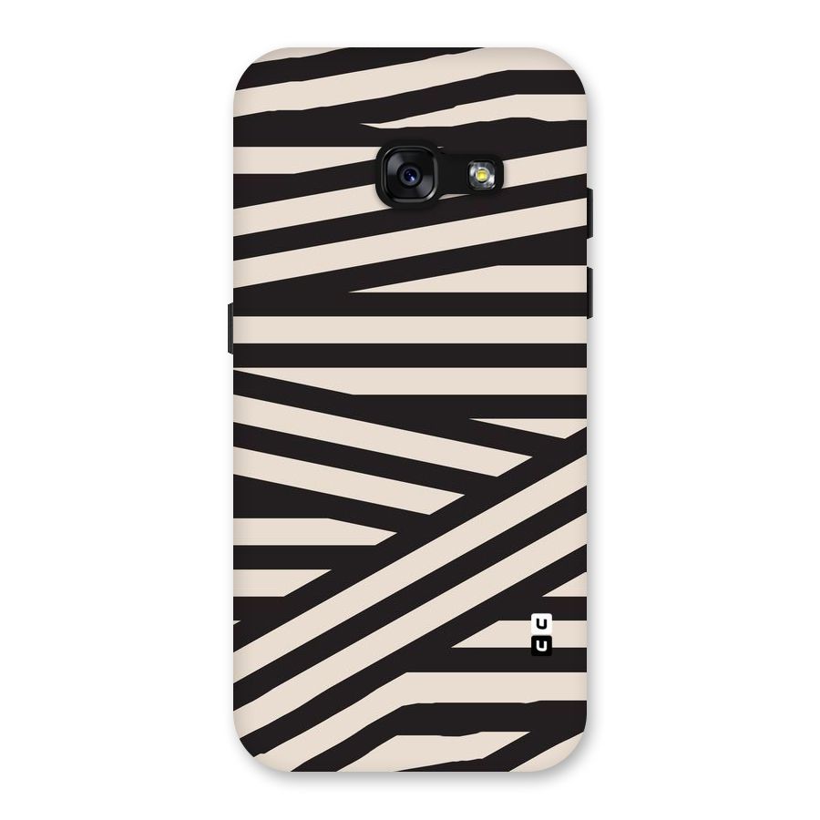 Monochrome Lines Back Case for Galaxy A3 (2017)