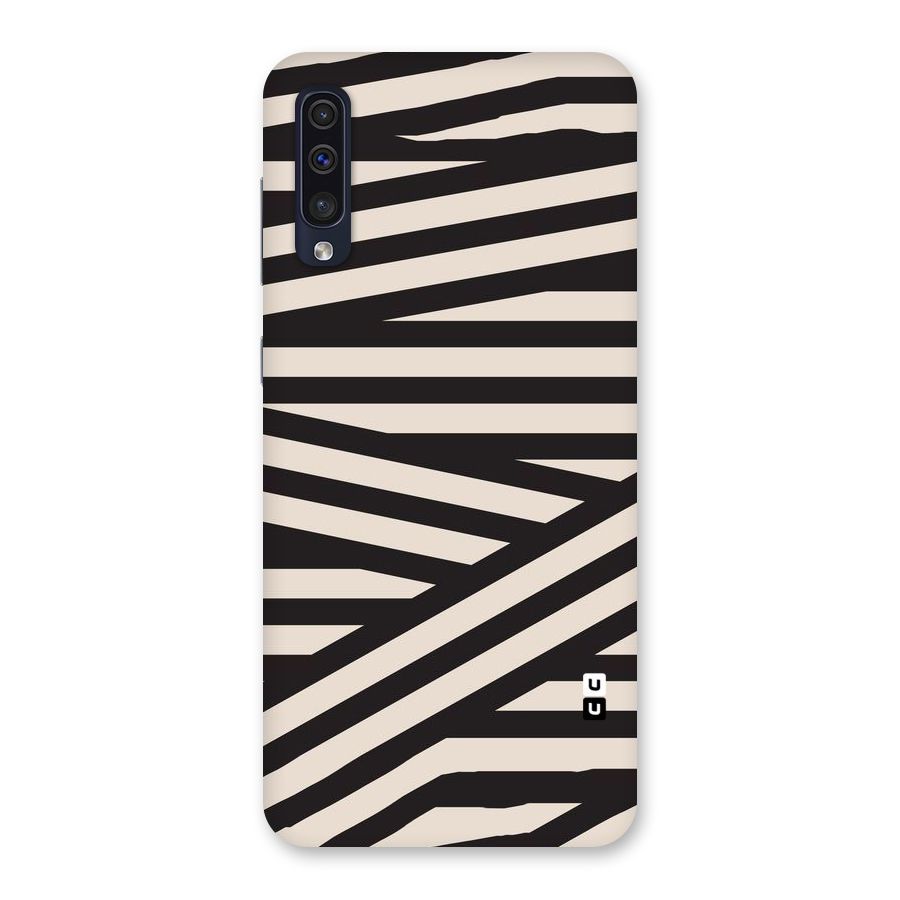Monochrome Lines Back Case for Galaxy A50s