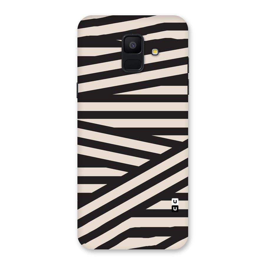 Monochrome Lines Back Case for Galaxy A6 (2018)
