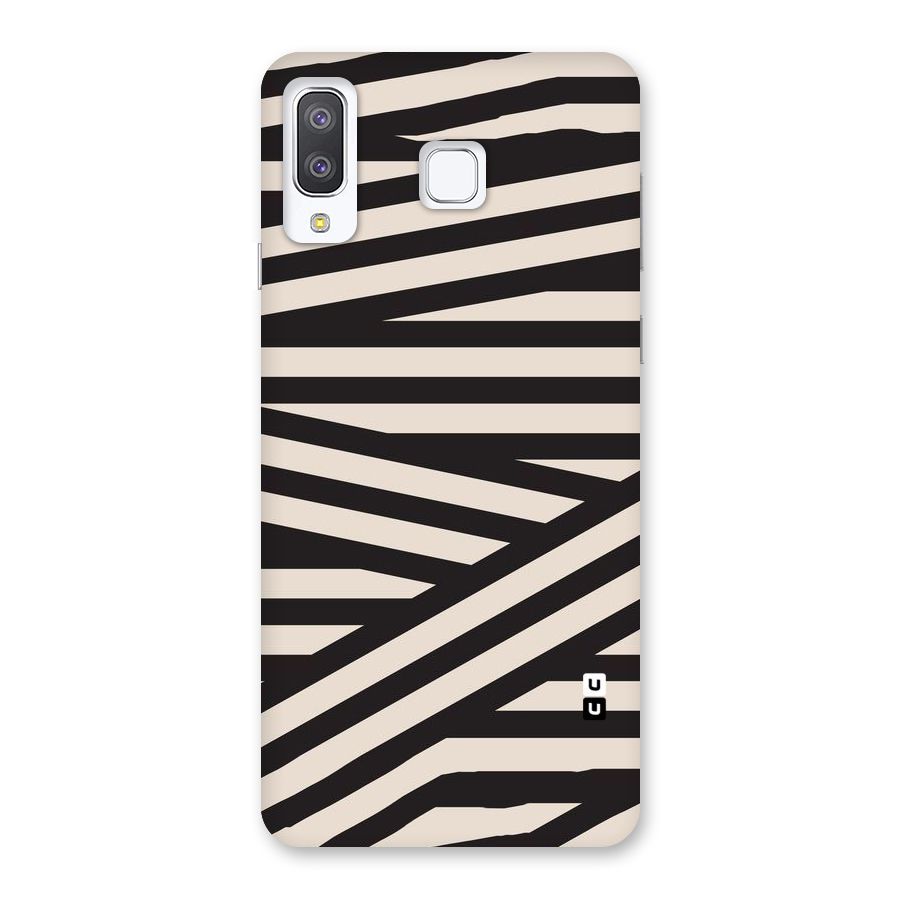 Monochrome Lines Back Case for Galaxy A8 Star