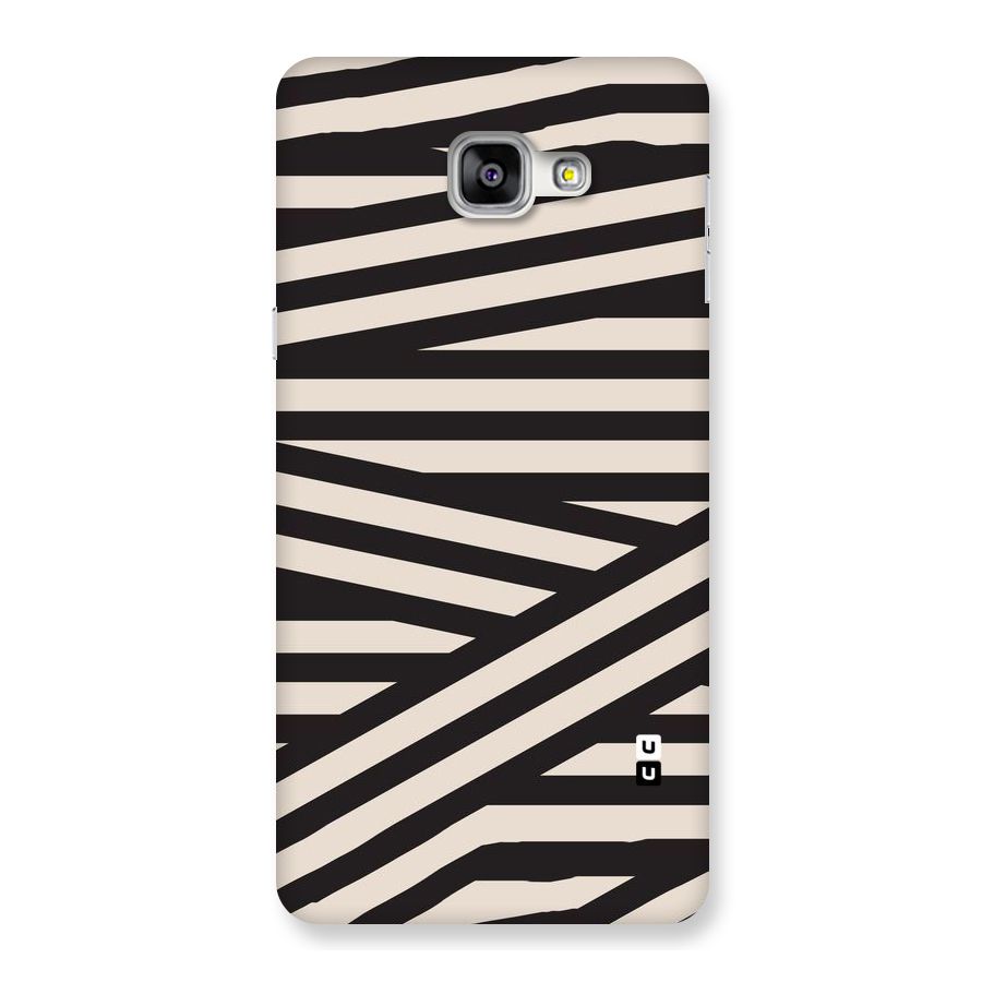 Monochrome Lines Back Case for Galaxy A9