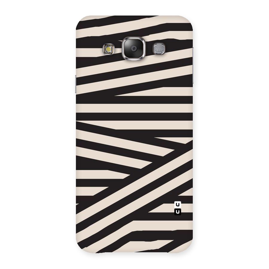 Monochrome Lines Back Case for Galaxy E7