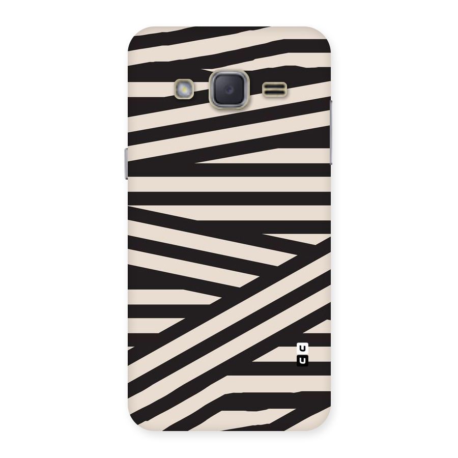 Monochrome Lines Back Case for Galaxy J2