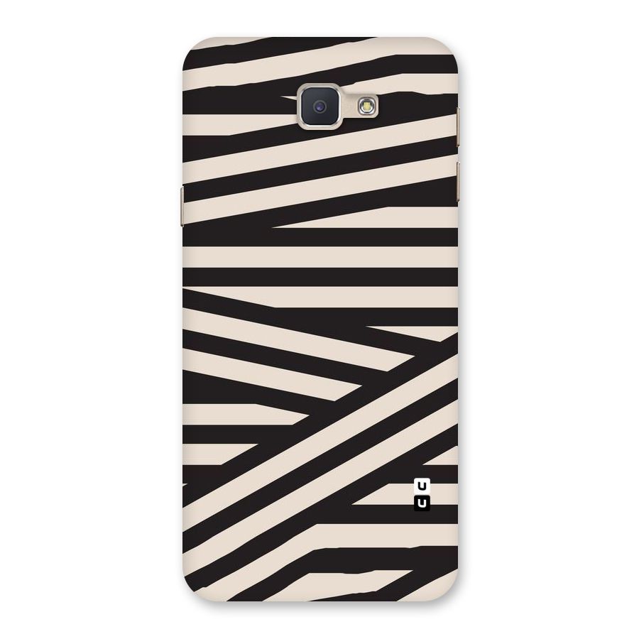 Monochrome Lines Back Case for Galaxy J5 Prime