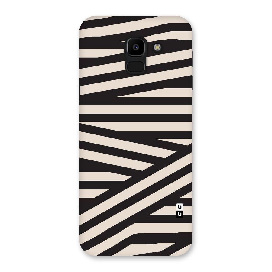 Monochrome Lines Back Case for Galaxy J6