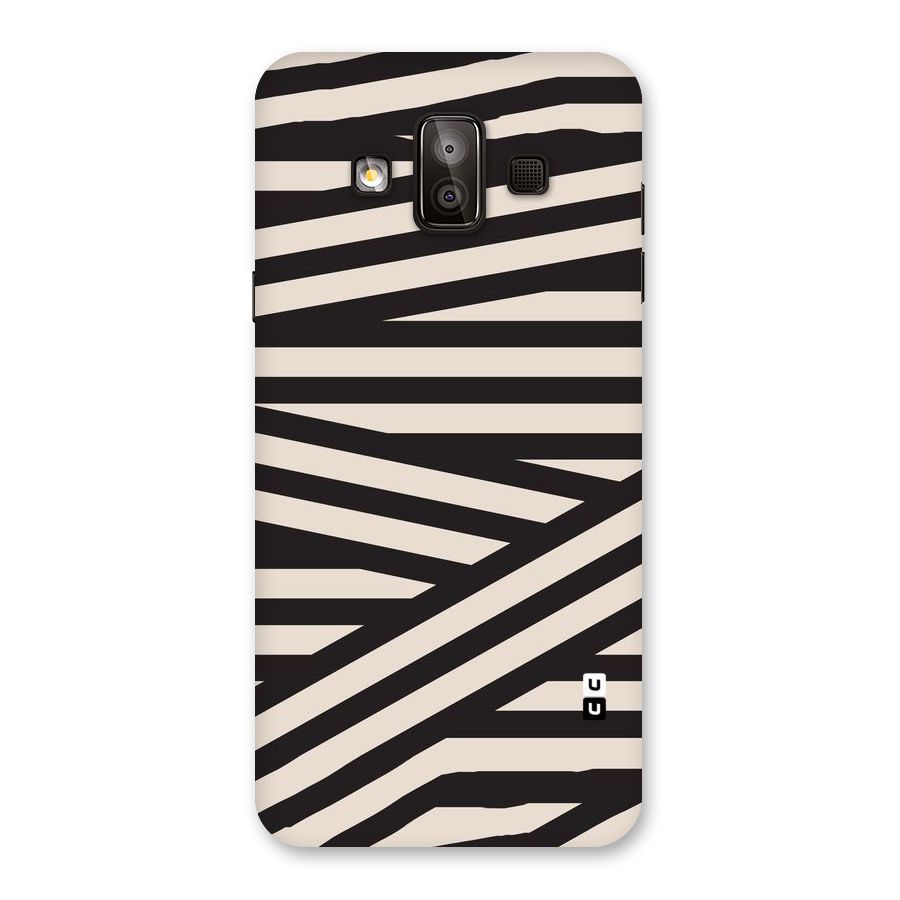 Monochrome Lines Back Case for Galaxy J7 Duo