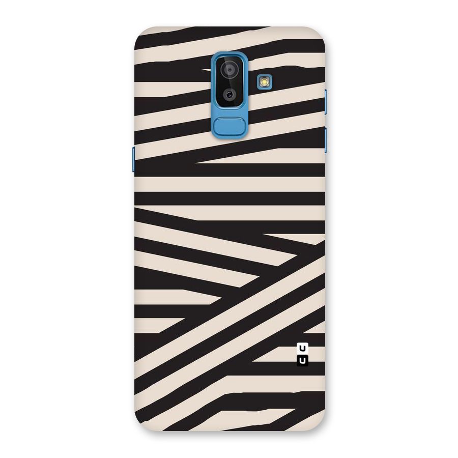 Monochrome Lines Back Case for Galaxy J8