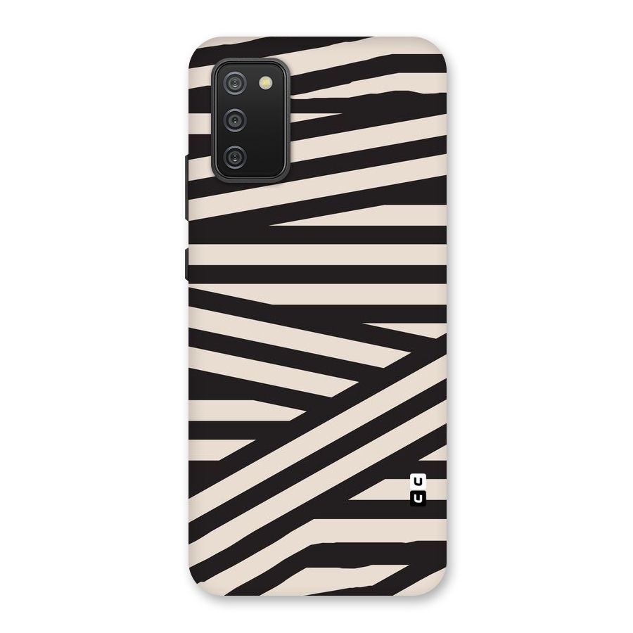 Monochrome Lines Back Case for Galaxy M02s