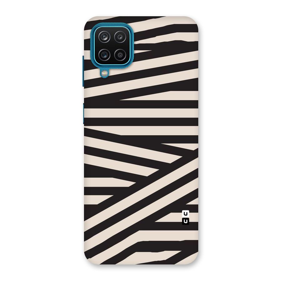 Monochrome Lines Back Case for Galaxy M12