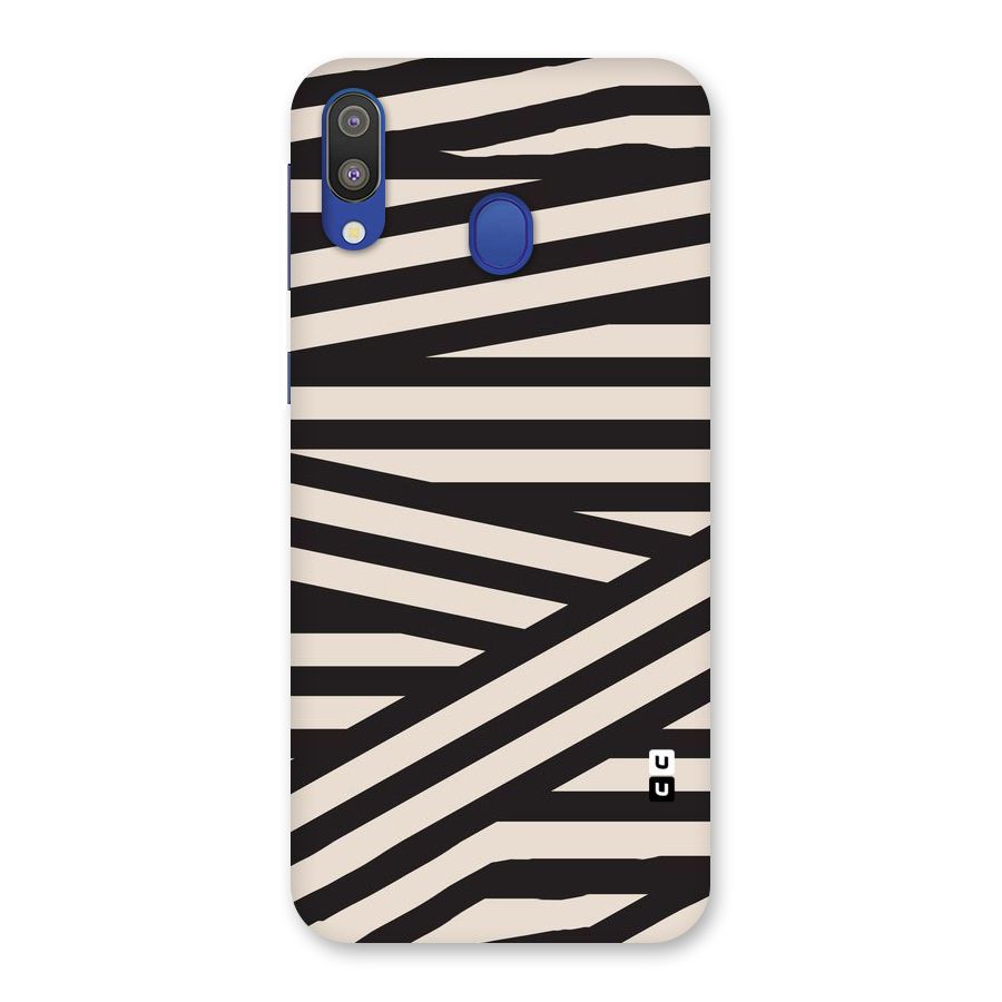 Monochrome Lines Back Case for Galaxy M20