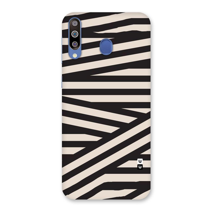 Monochrome Lines Back Case for Galaxy M30