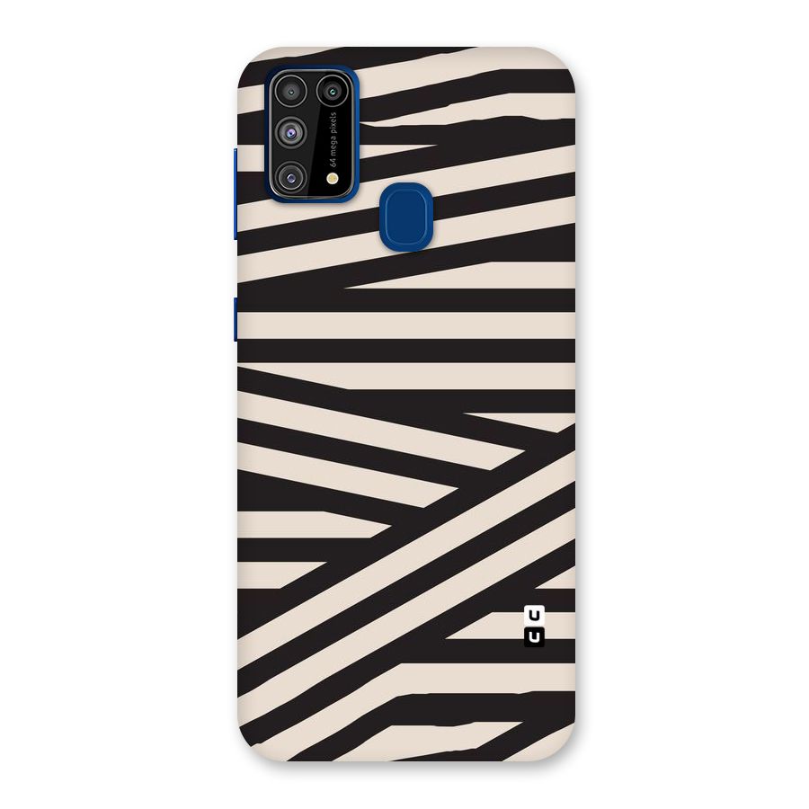 Monochrome Lines Back Case for Galaxy M31