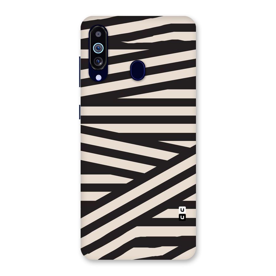 Monochrome Lines Back Case for Galaxy M40