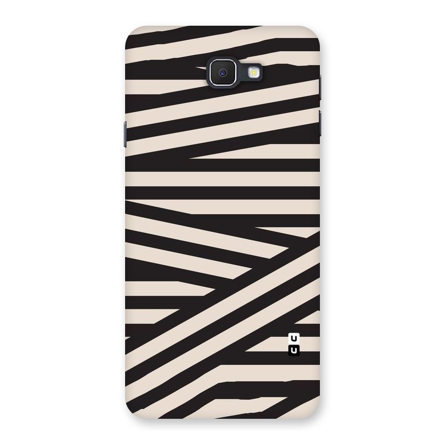 Monochrome Lines Back Case for Galaxy On7 2016