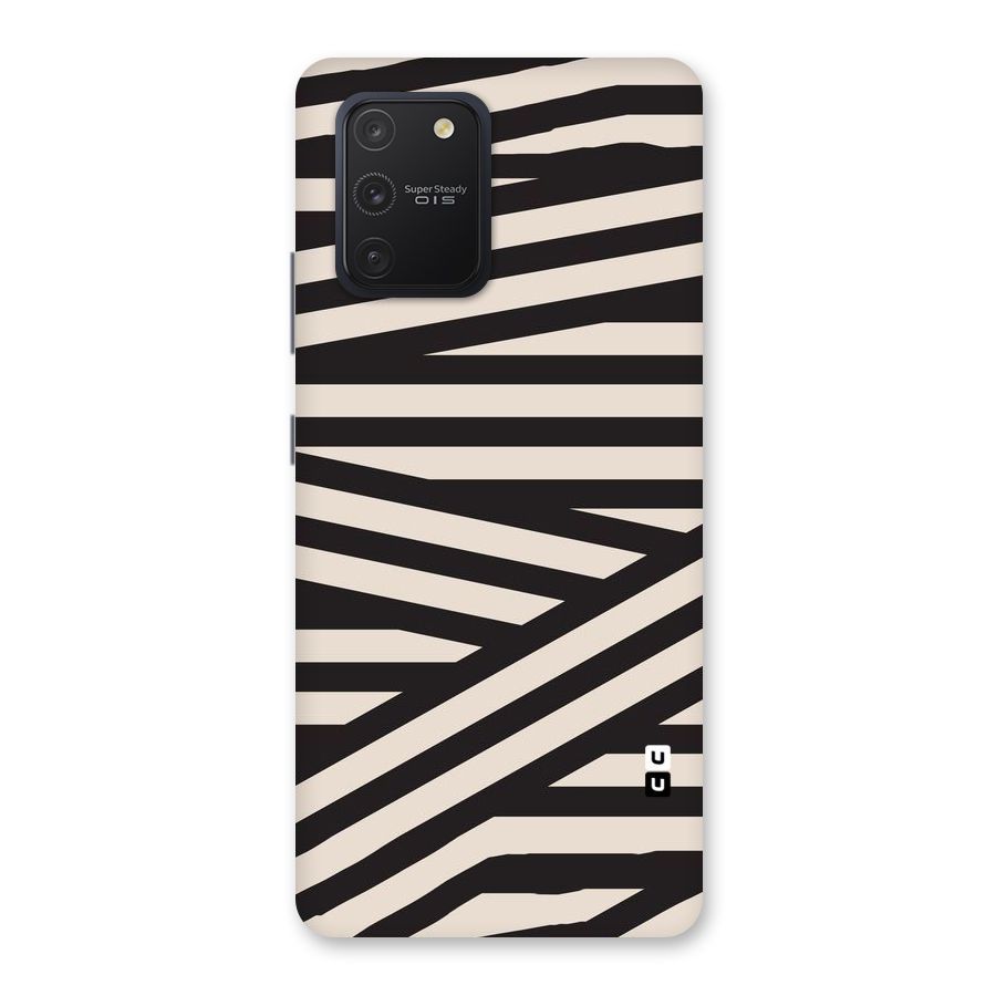 Monochrome Lines Back Case for Galaxy S10 Lite