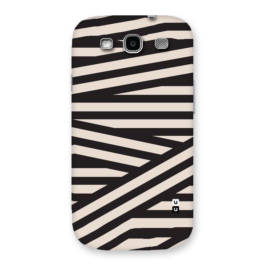 Monochrome Lines Back Case for Galaxy S3 Neo