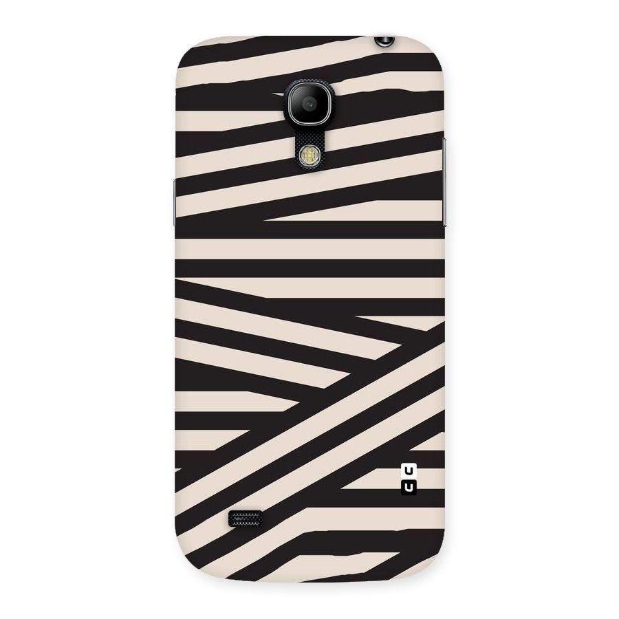 Monochrome Lines Back Case for Galaxy S4 Mini