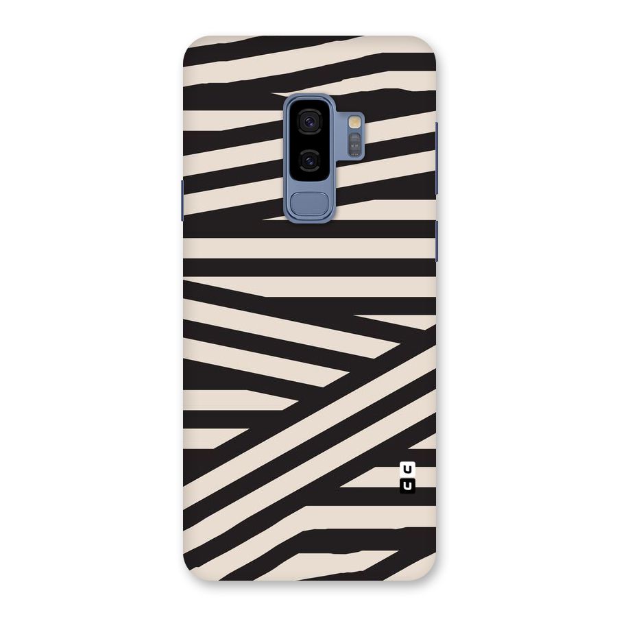 Monochrome Lines Back Case for Galaxy S9 Plus