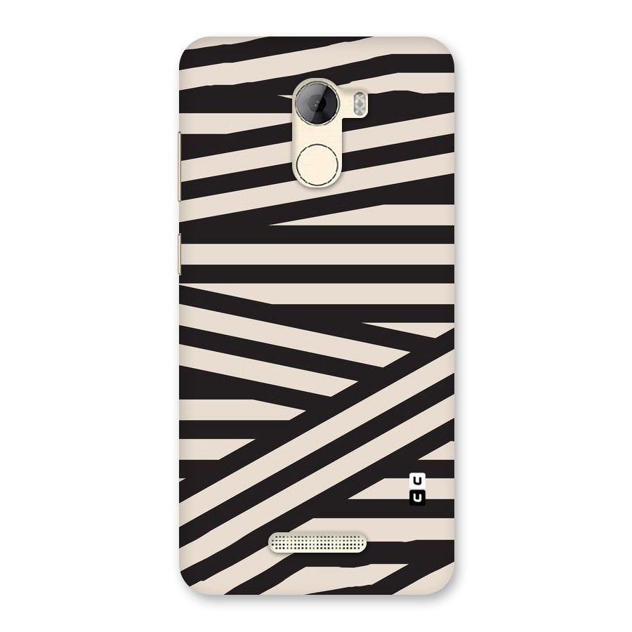 Monochrome Lines Back Case for Gionee A1 LIte