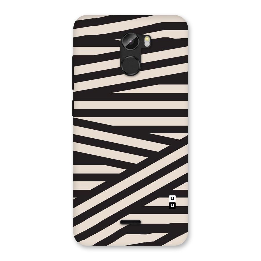 Monochrome Lines Back Case for Gionee X1