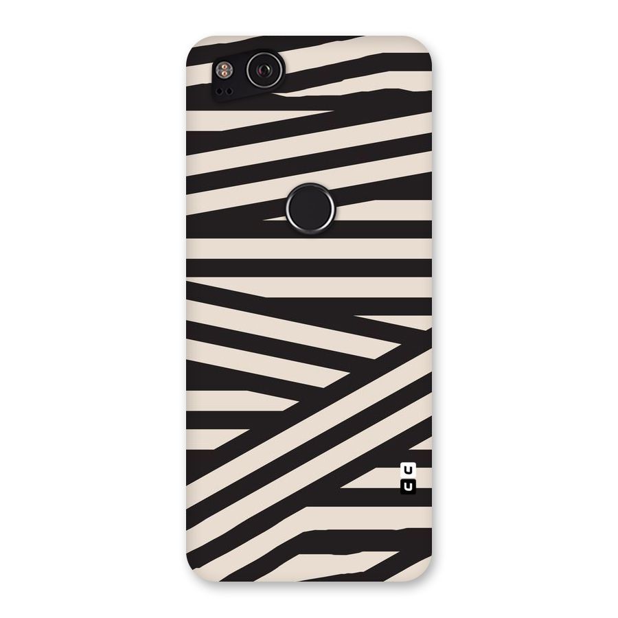 Monochrome Lines Back Case for Google Pixel 2
