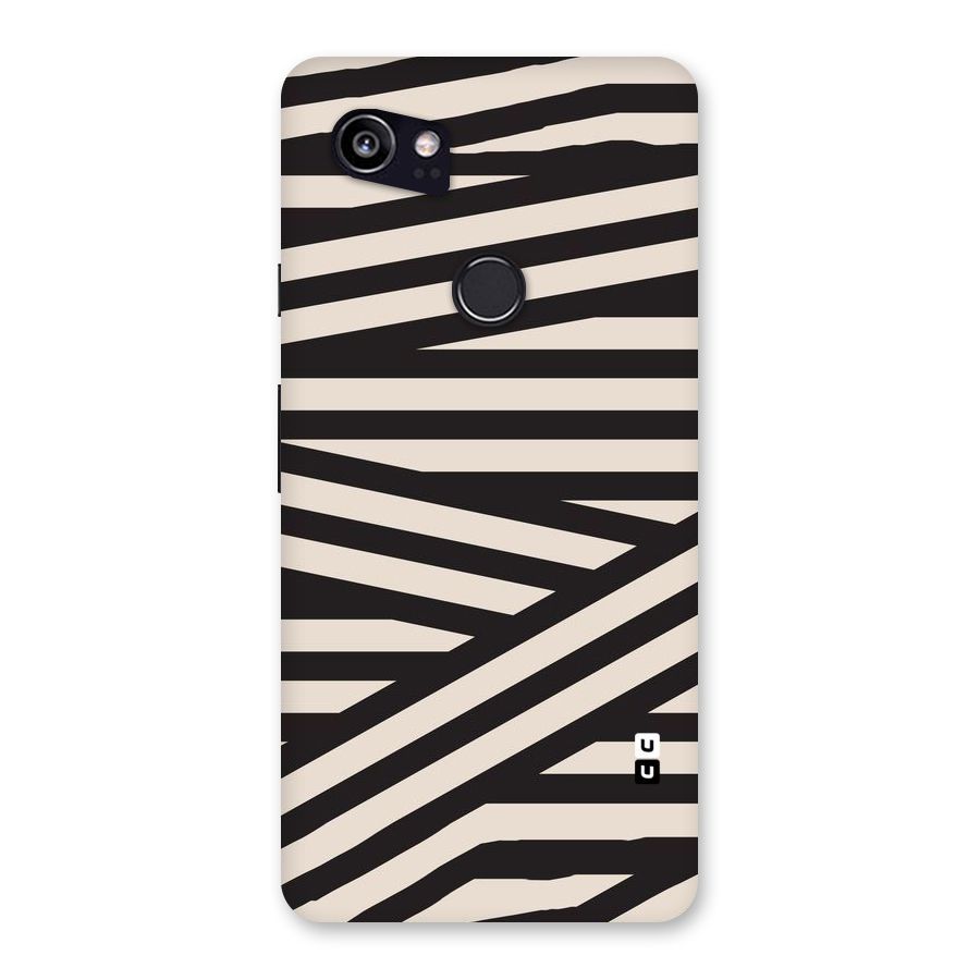 Monochrome Lines Back Case for Google Pixel 2 XL