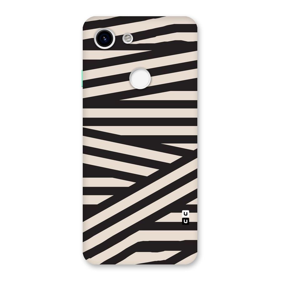 Monochrome Lines Back Case for Google Pixel 3