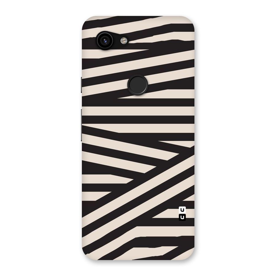 Monochrome Lines Back Case for Google Pixel 3a