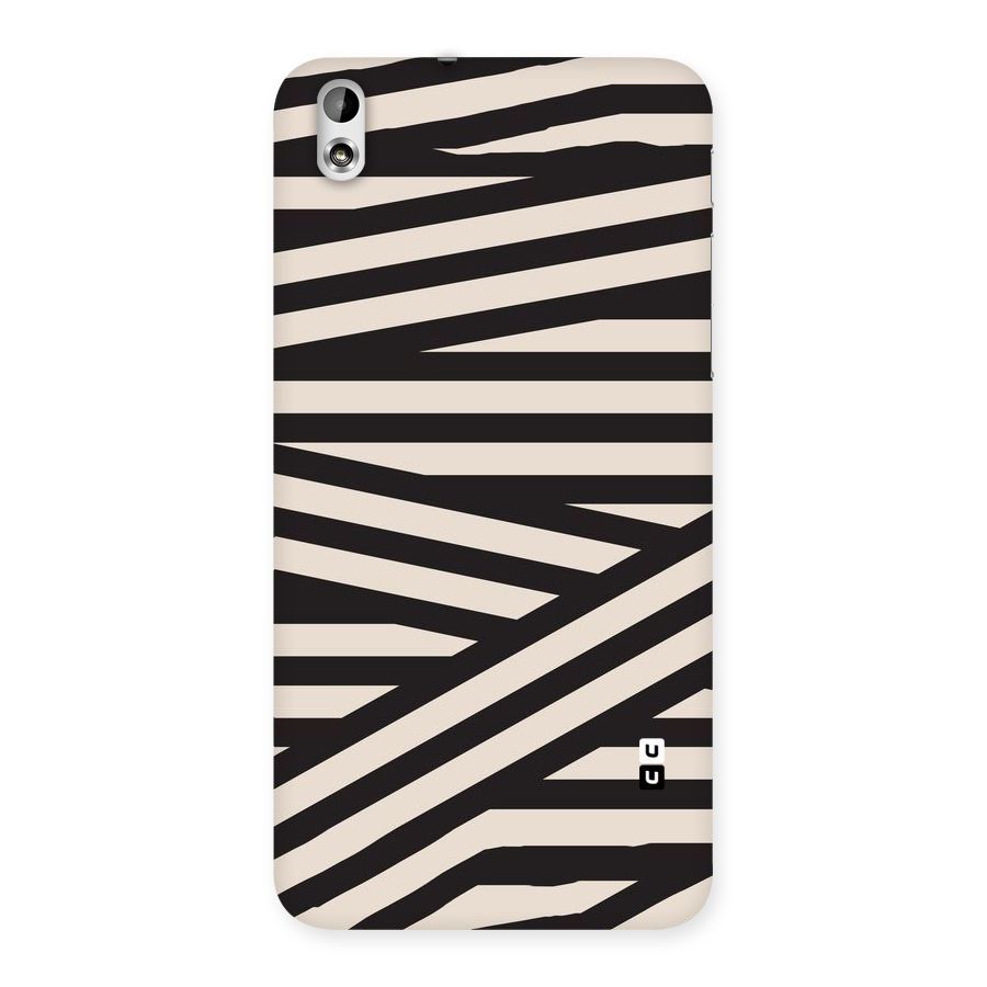 Monochrome Lines Back Case for HTC Desire 816g