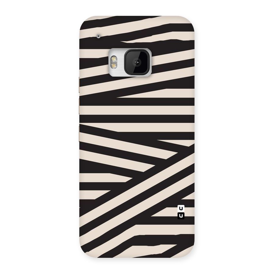 Monochrome Lines Back Case for HTC One M9