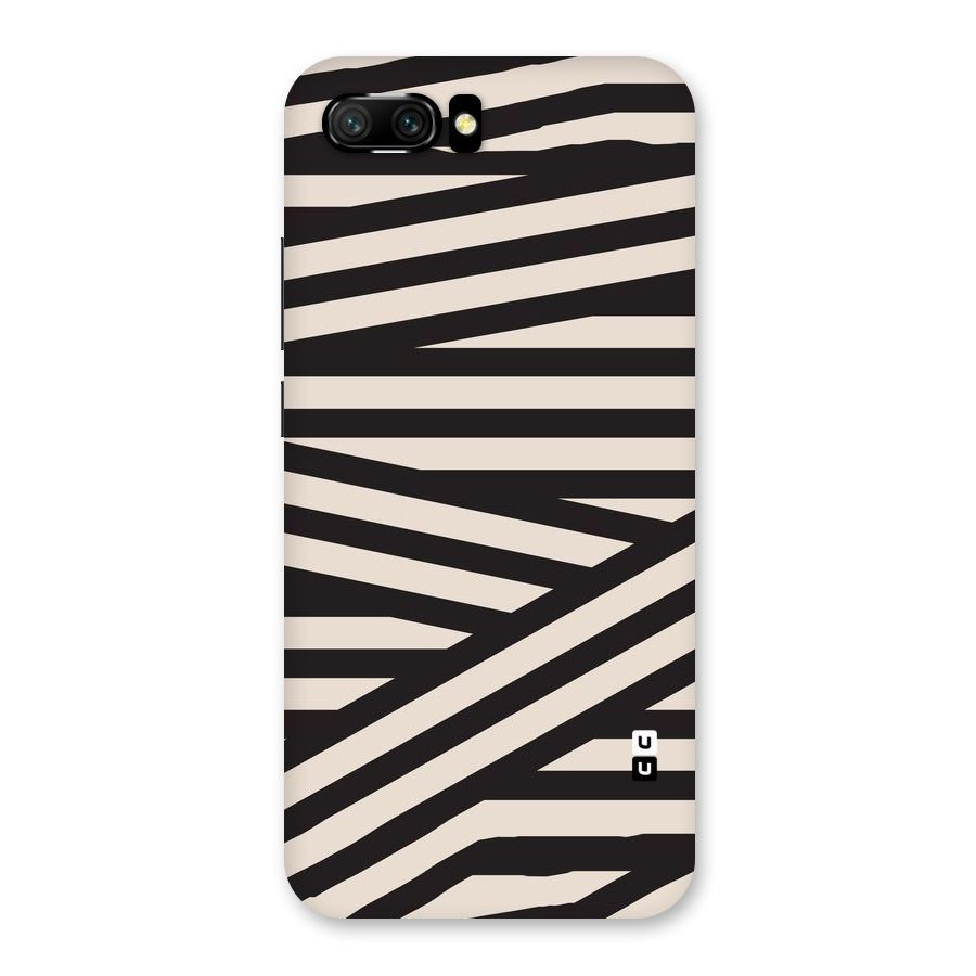 Monochrome Lines Back Case for Honor 10