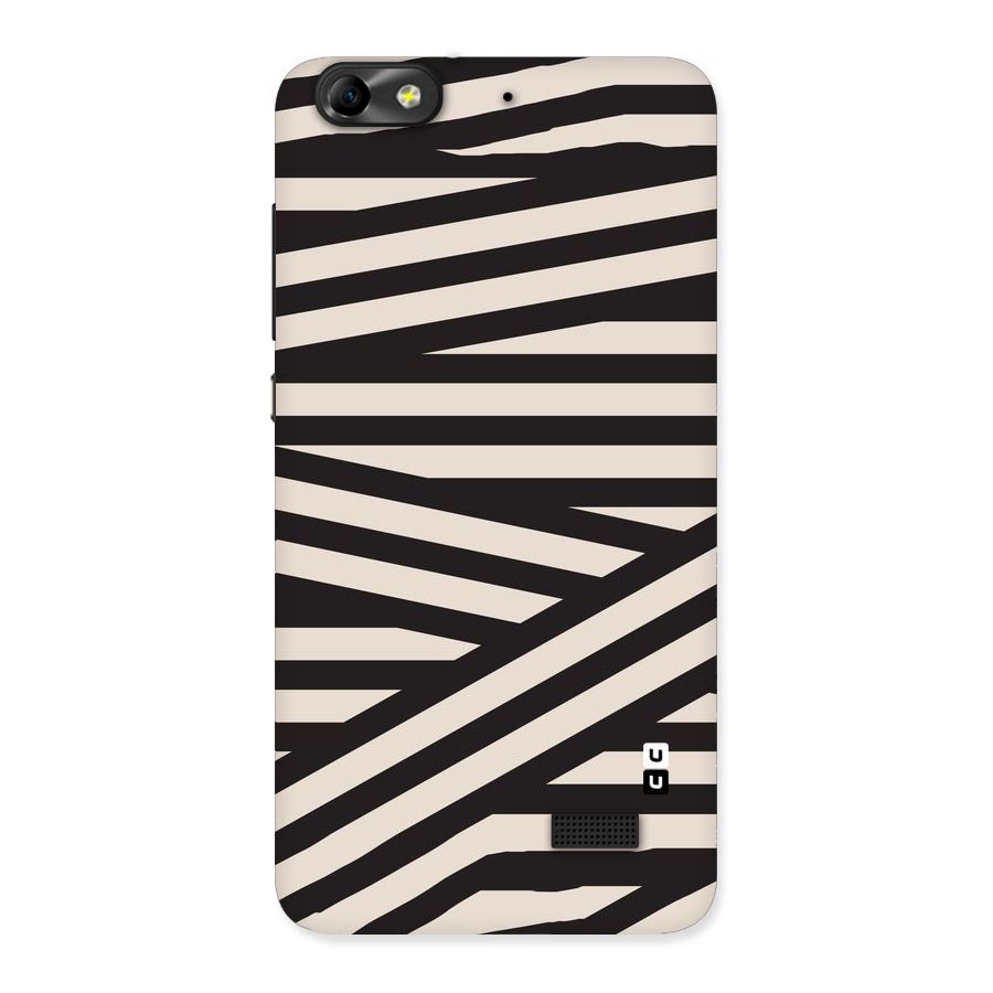 Monochrome Lines Back Case for Honor 4C