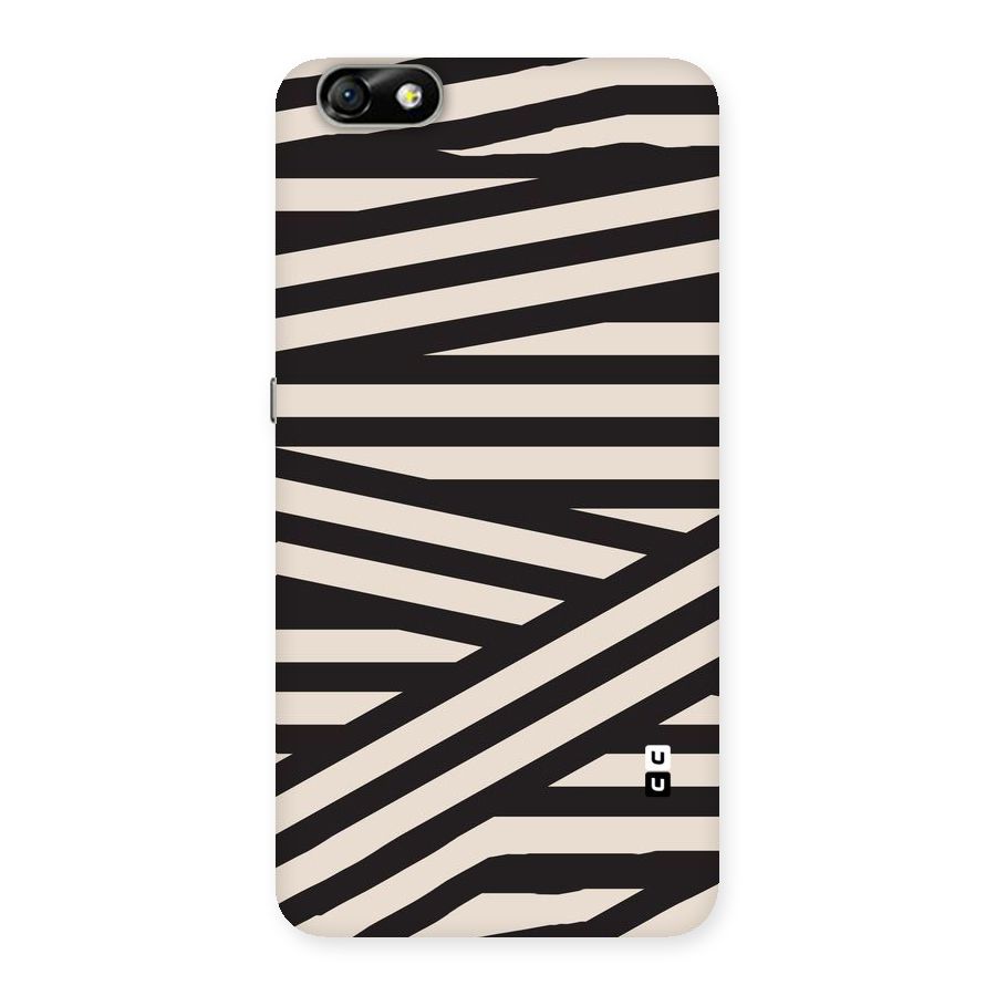 Monochrome Lines Back Case for Honor 4X
