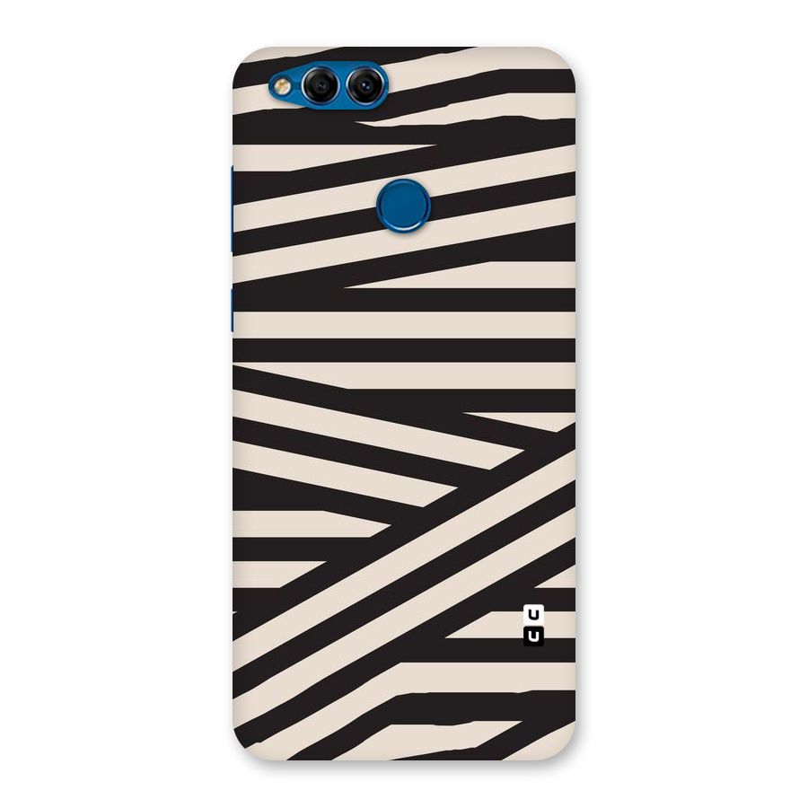 Monochrome Lines Back Case for Honor 7X