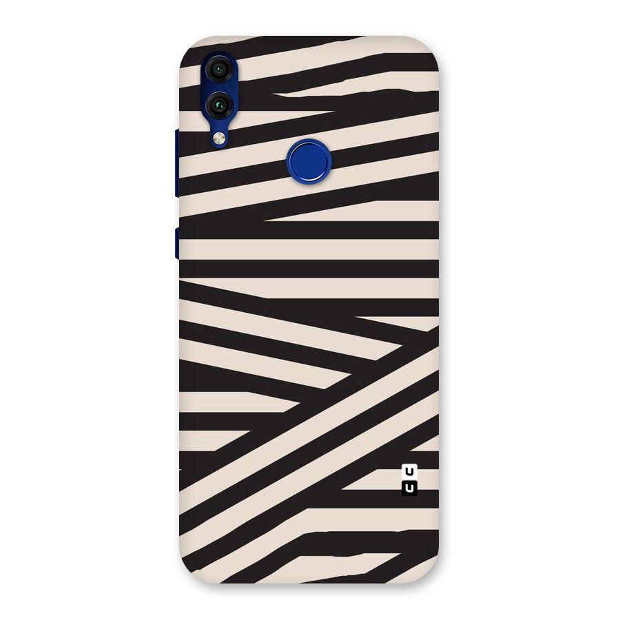 Monochrome Lines Back Case for Honor 8C