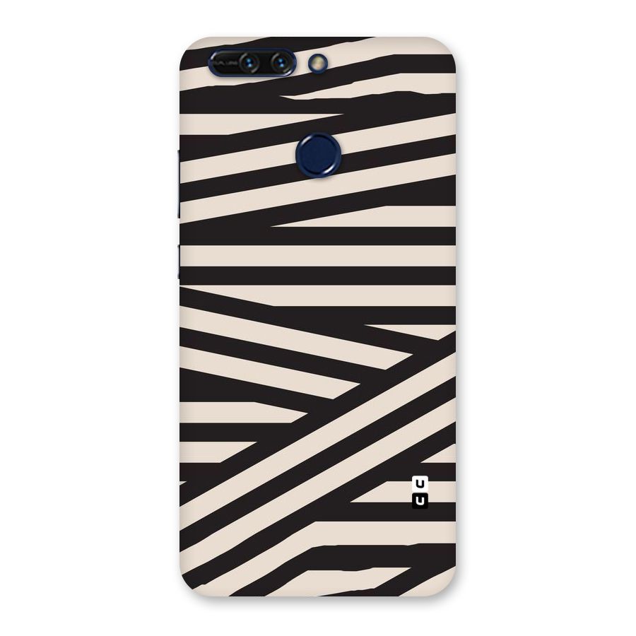 Monochrome Lines Back Case for Honor 8 Pro
