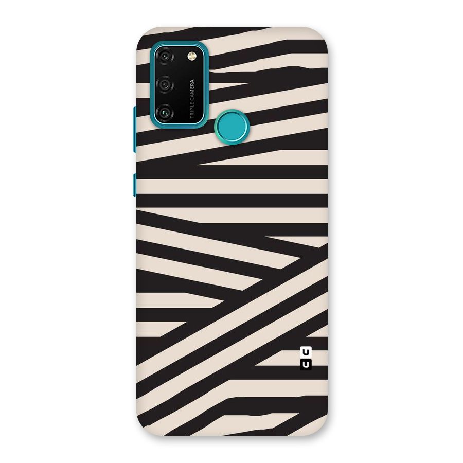 Monochrome Lines Back Case for Honor 9A