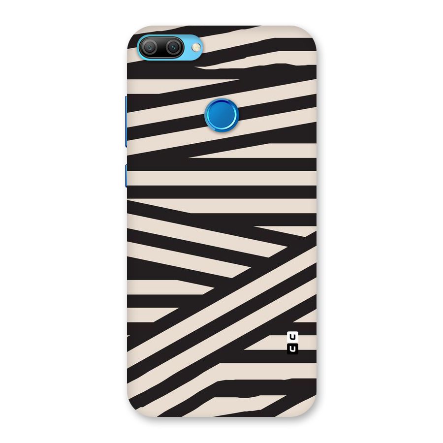 Monochrome Lines Back Case for Honor 9N