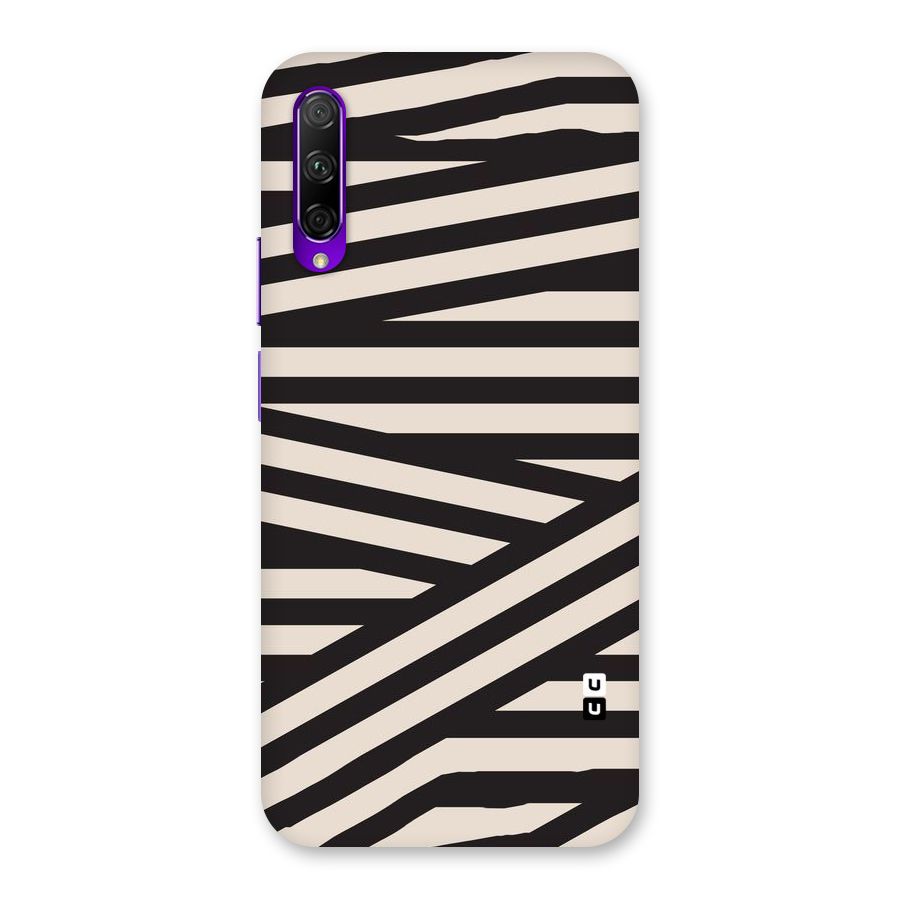 Monochrome Lines Back Case for Honor 9X Pro