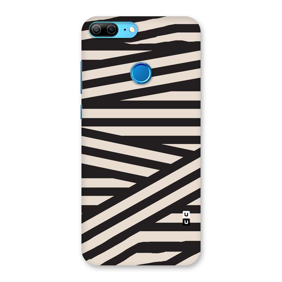 Monochrome Lines Back Case for Honor 9 Lite
