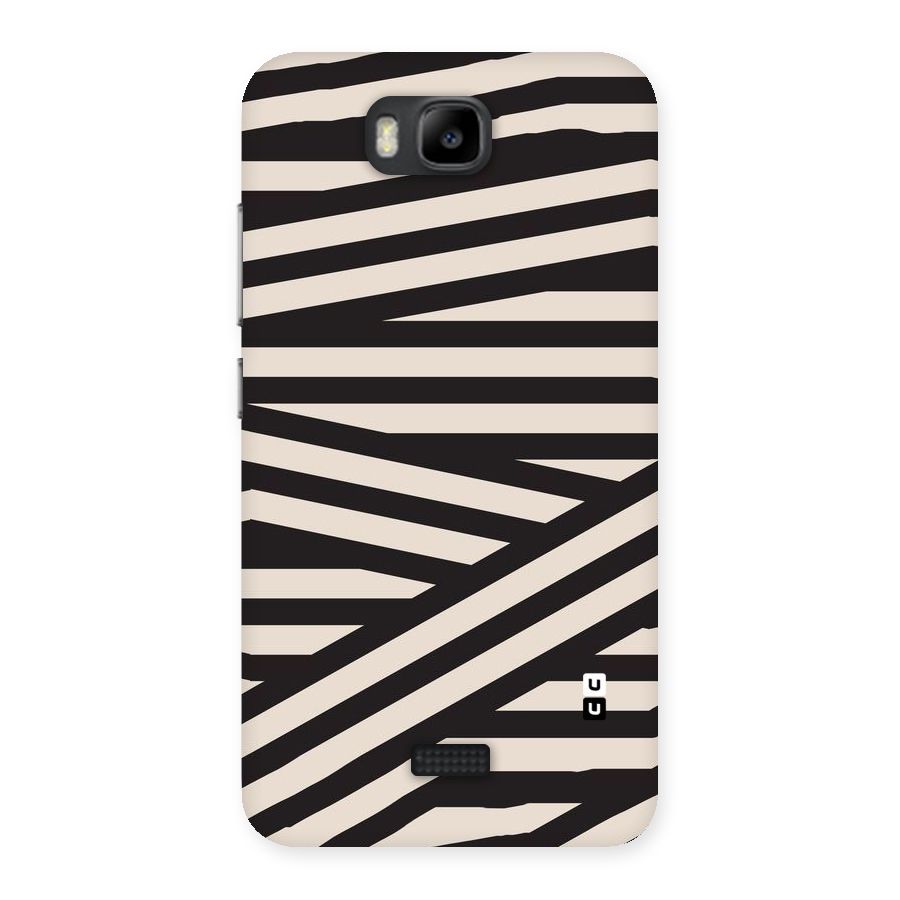Monochrome Lines Back Case for Honor Bee